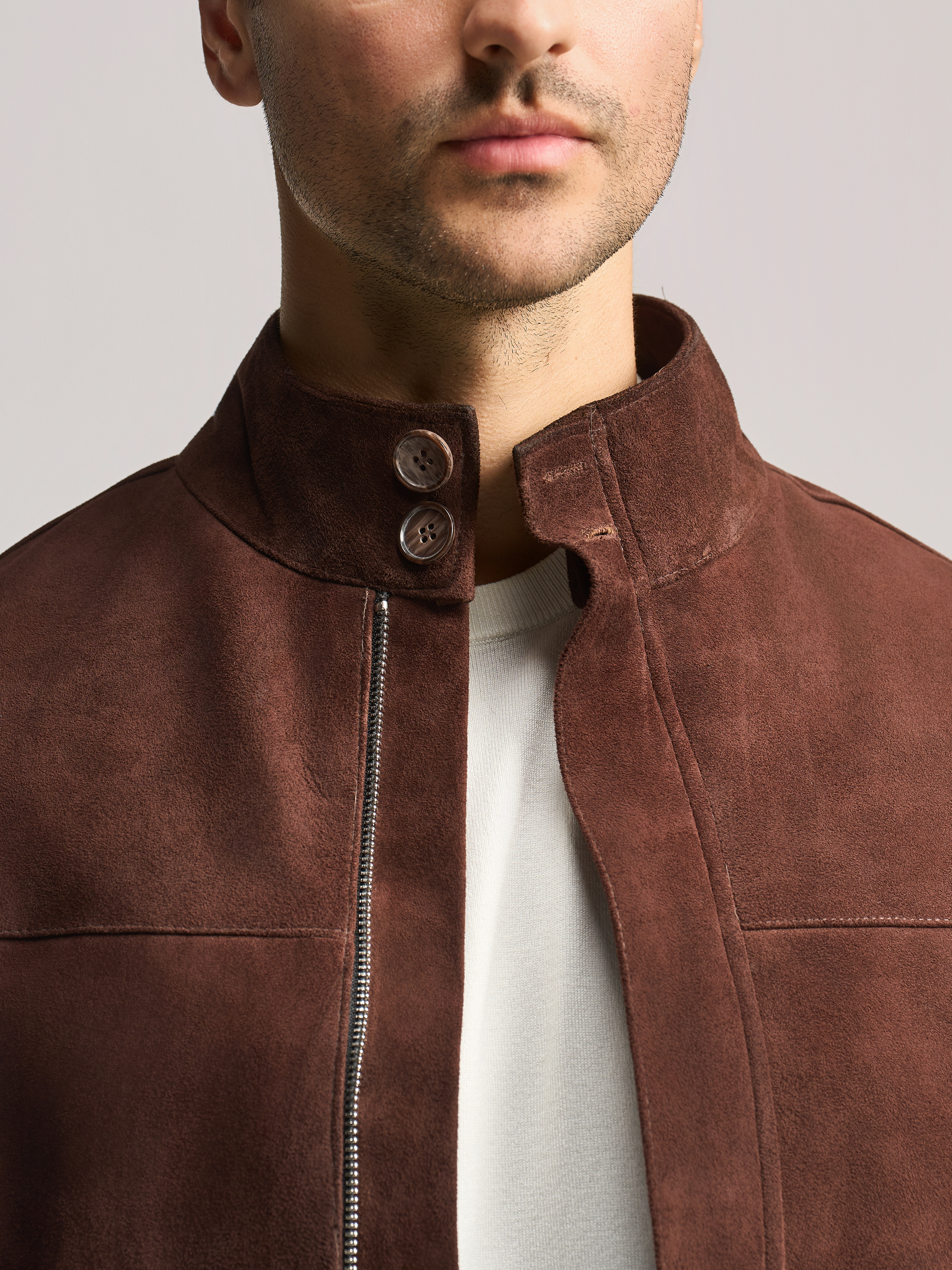 Suede Leather Jacket