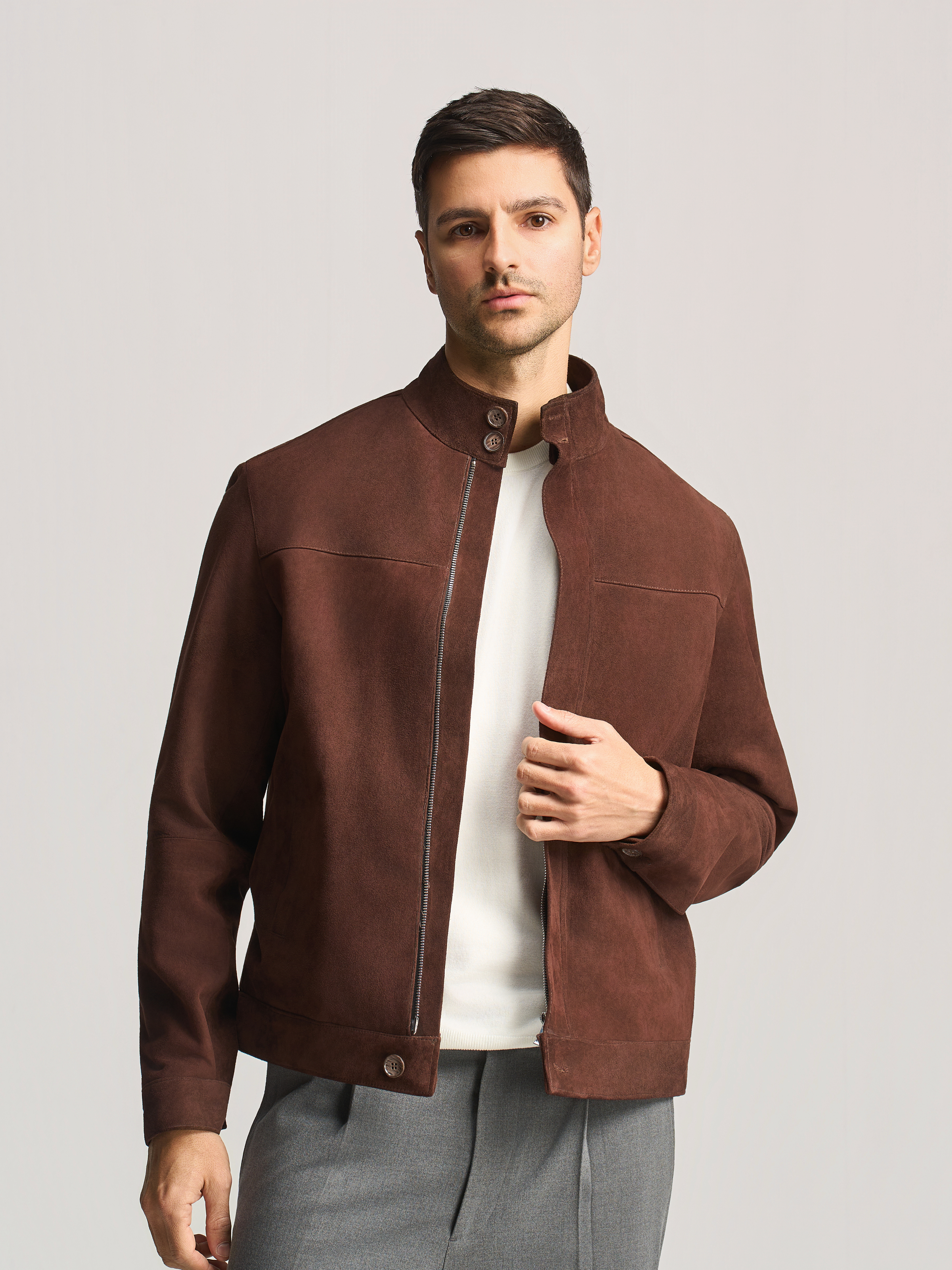 Suede Leather Jacket