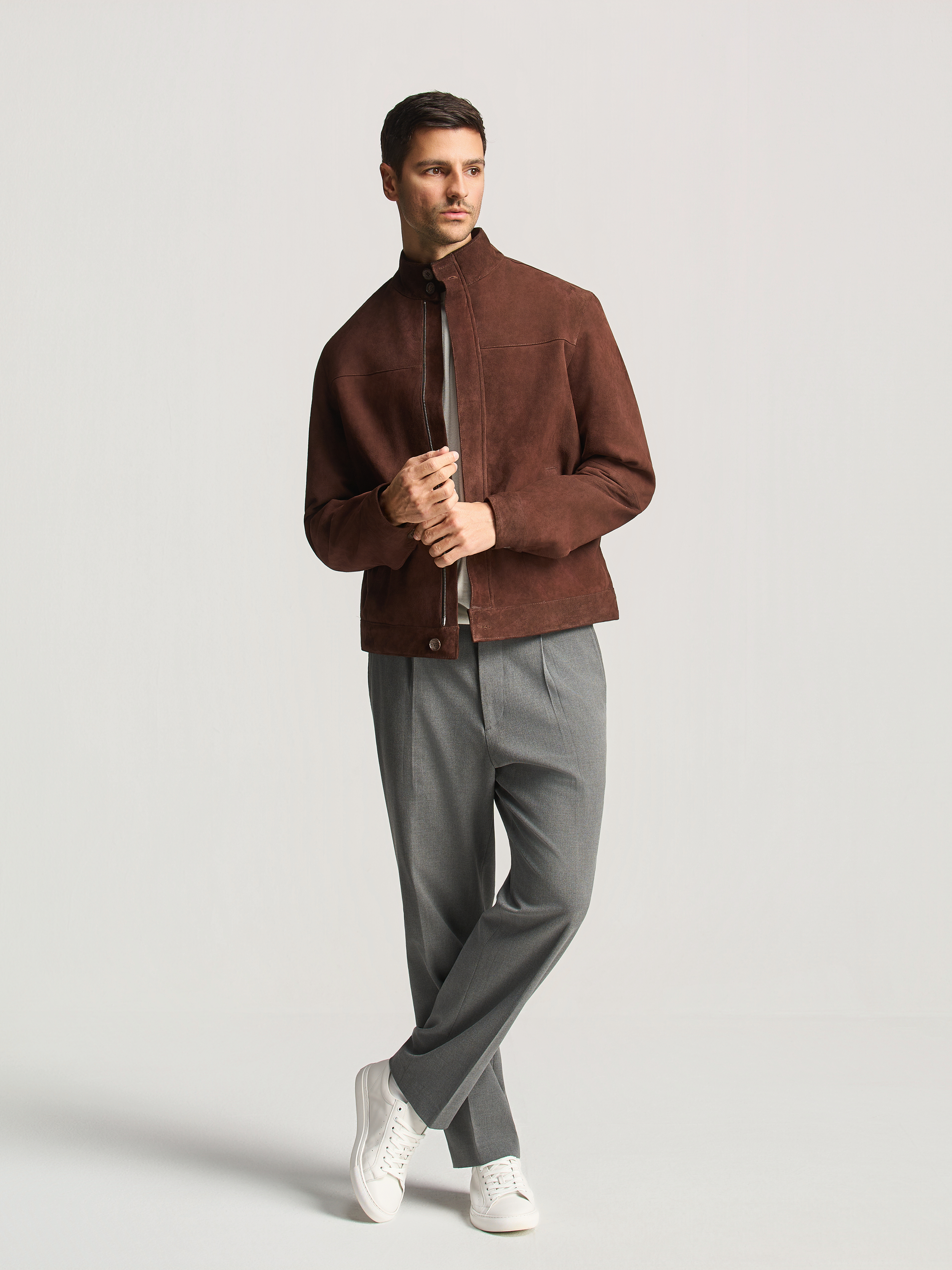 Suede Leather Jacket