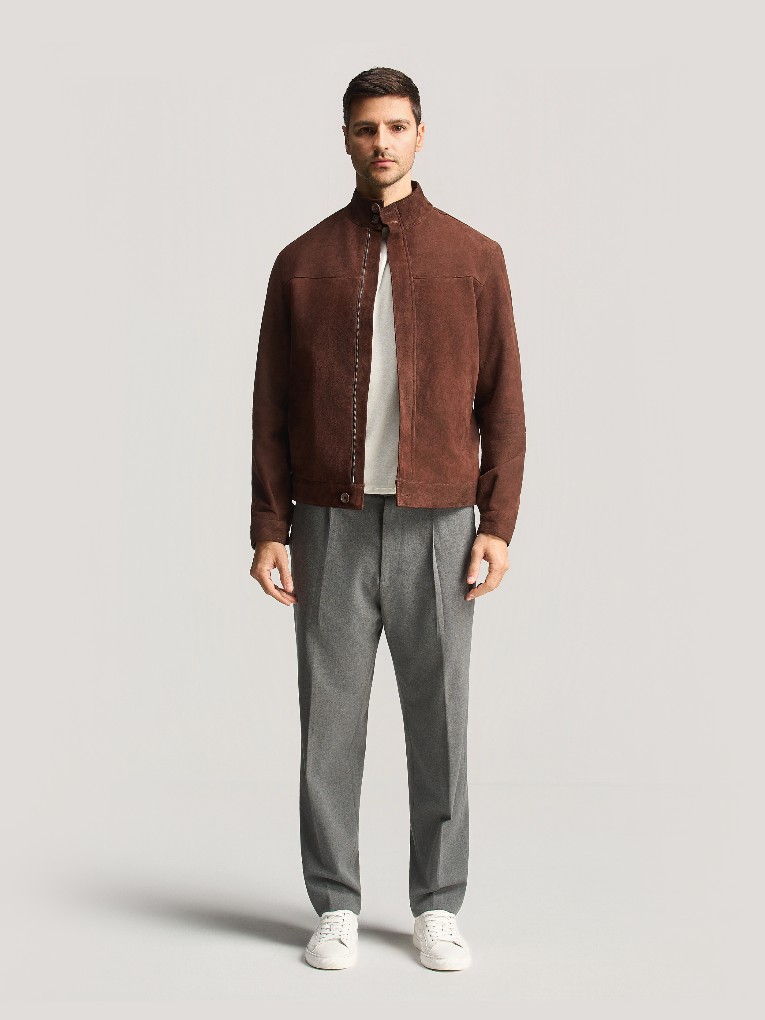 Suede Leather Jacket
