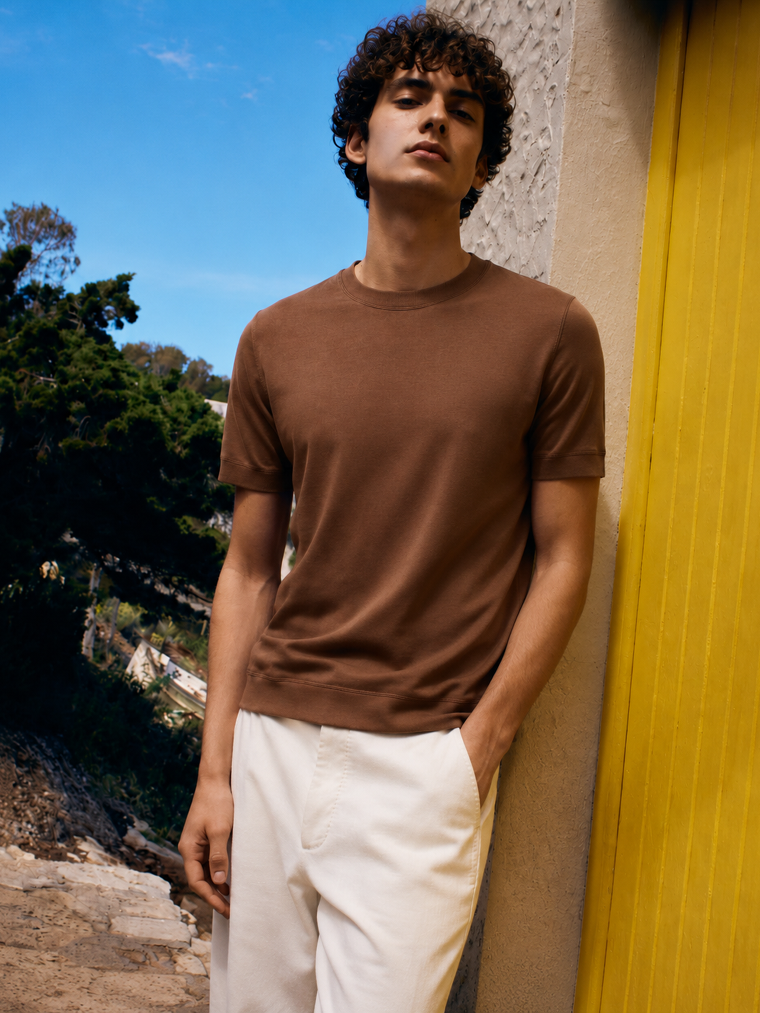 The Edge Brown Tee