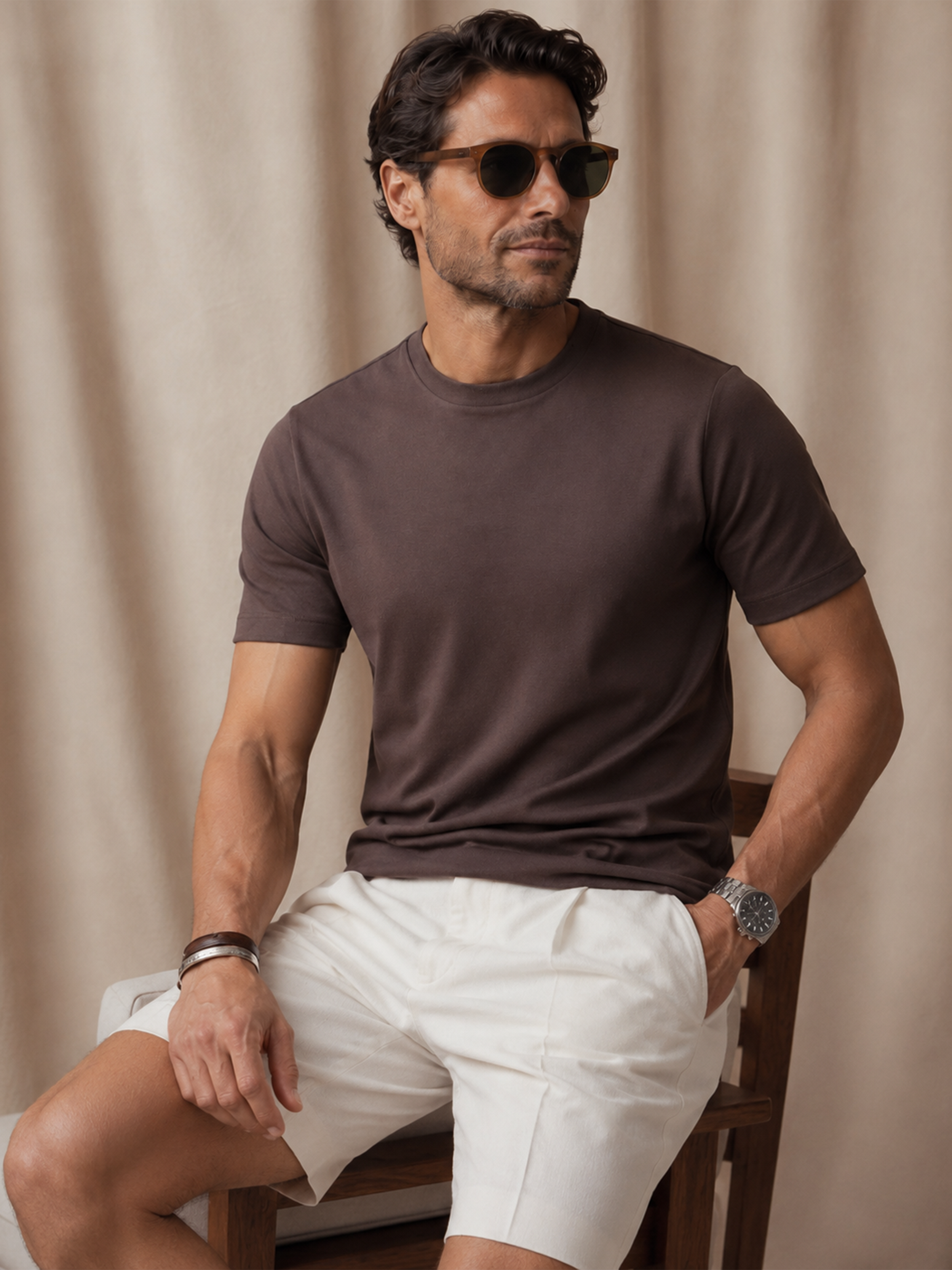 The Classic Brown Tee