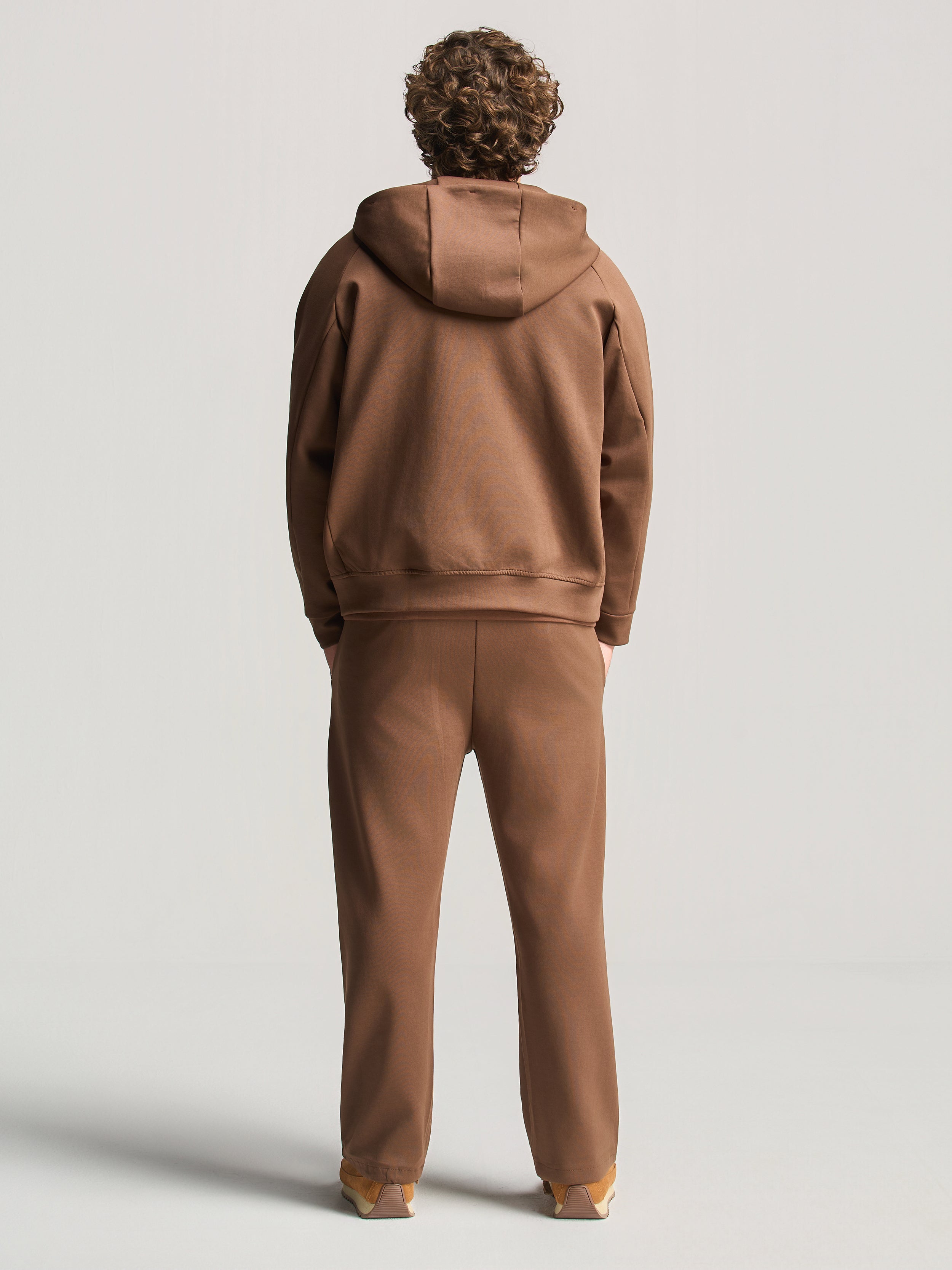 Brown Essential Hooded Suit