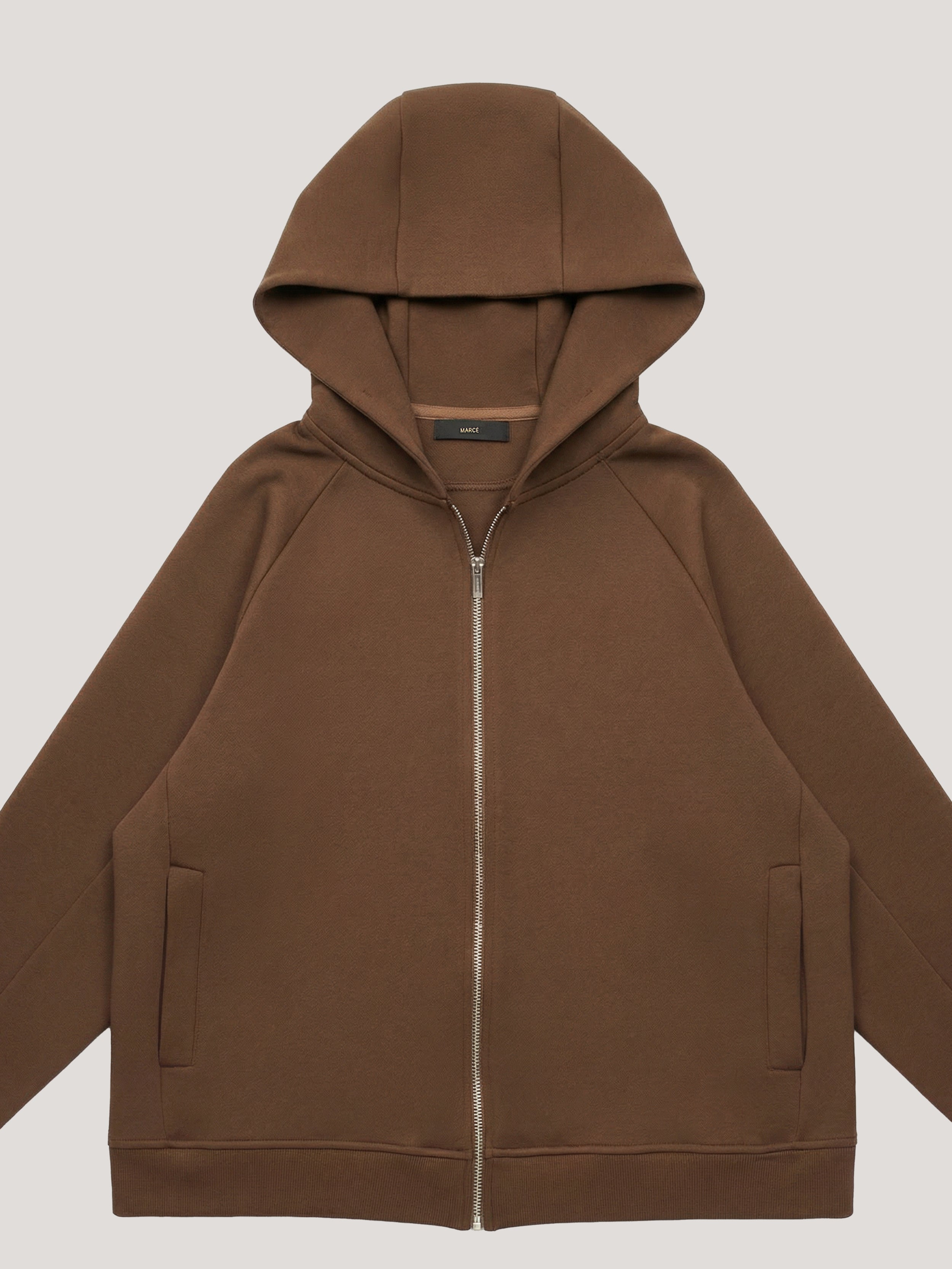 Brown Essential Hooded Suit