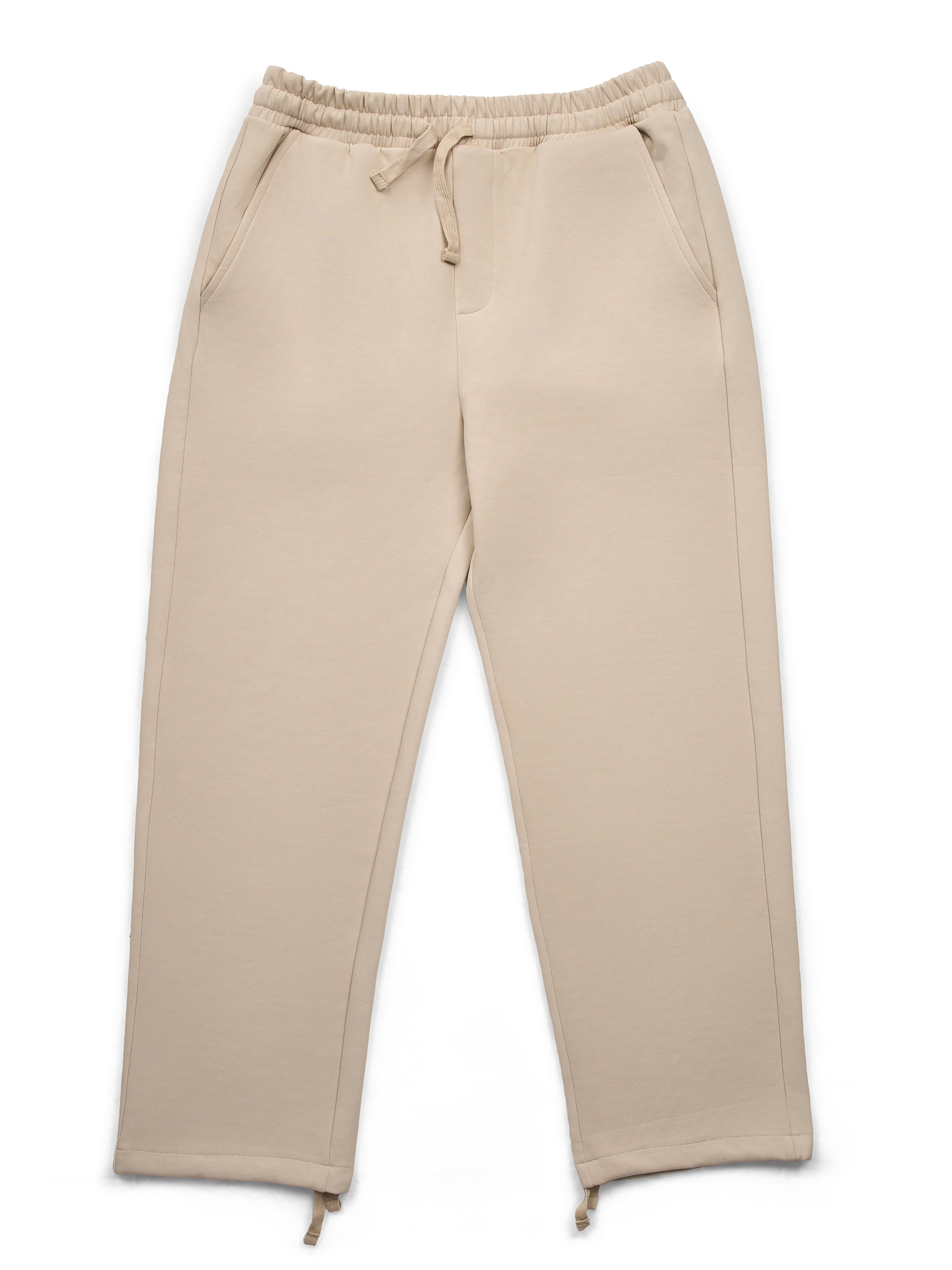 Beige Essential Relaxed Pants