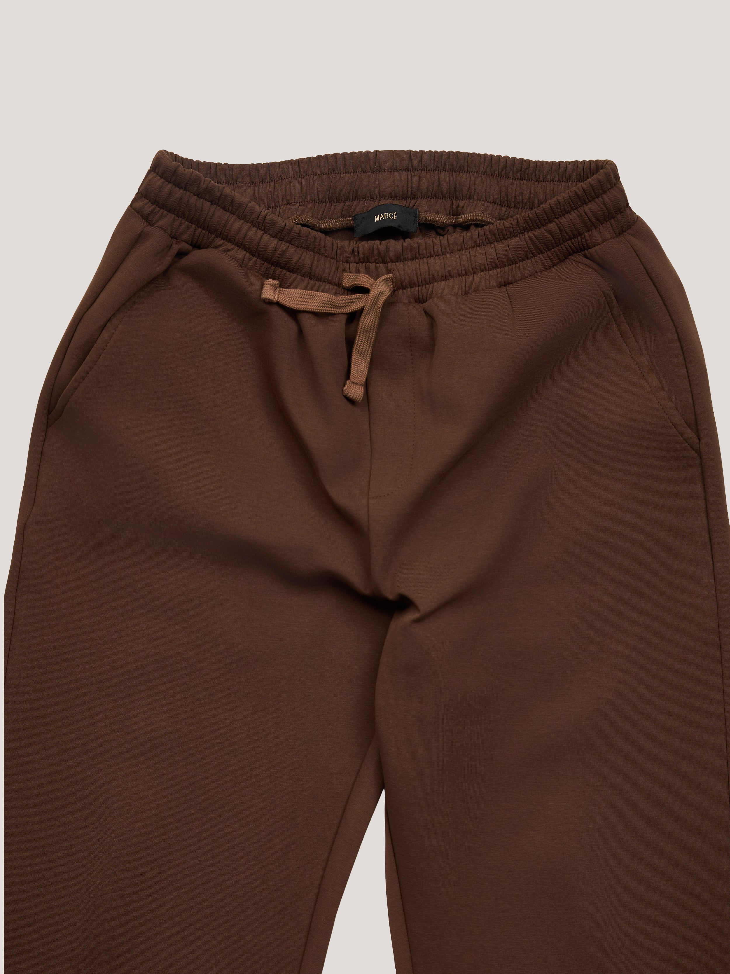 Brown Essential Relaxed Pants