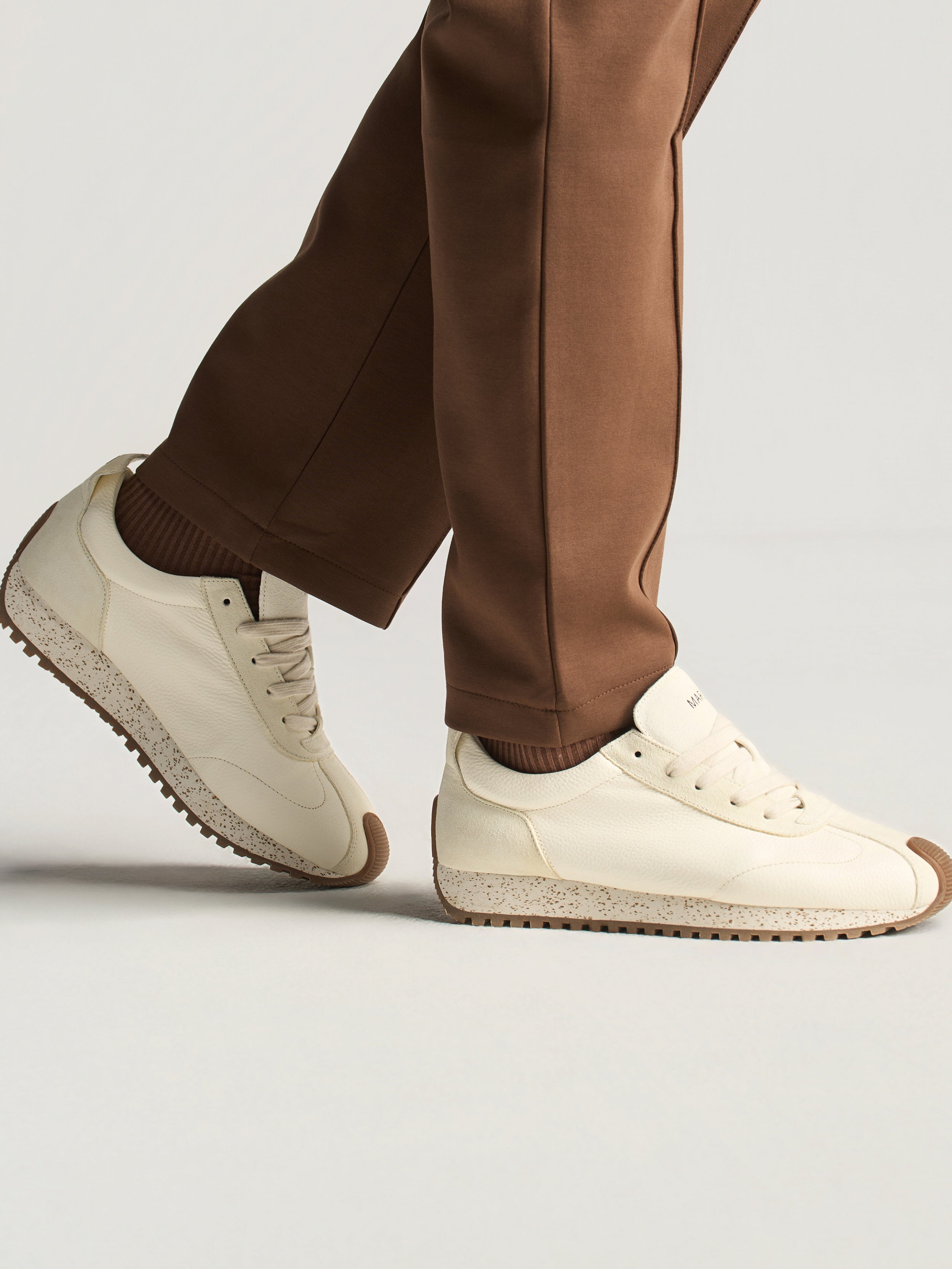 Brown Essential Tapered Pants