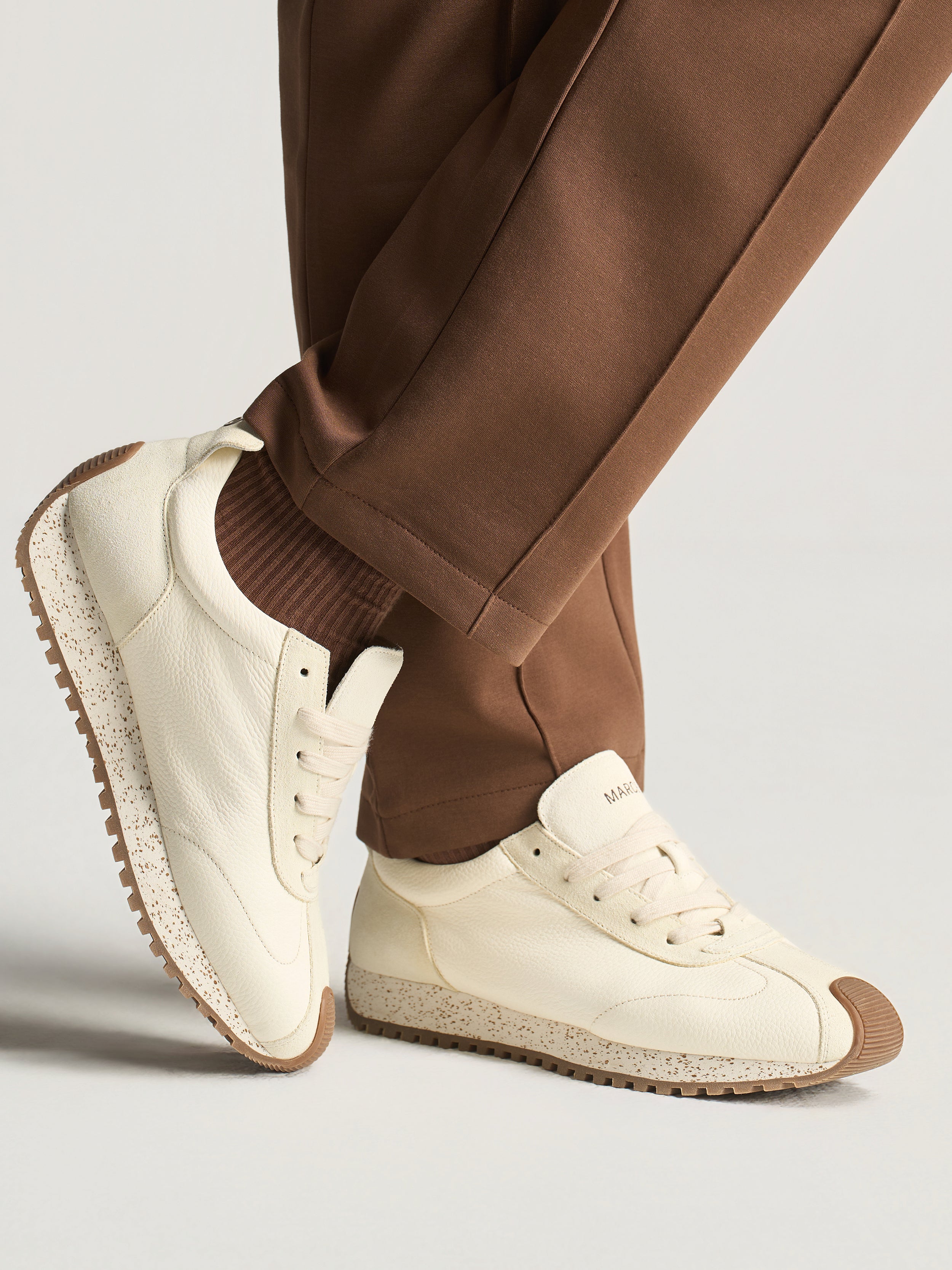 Brown Essential Tapered Pants