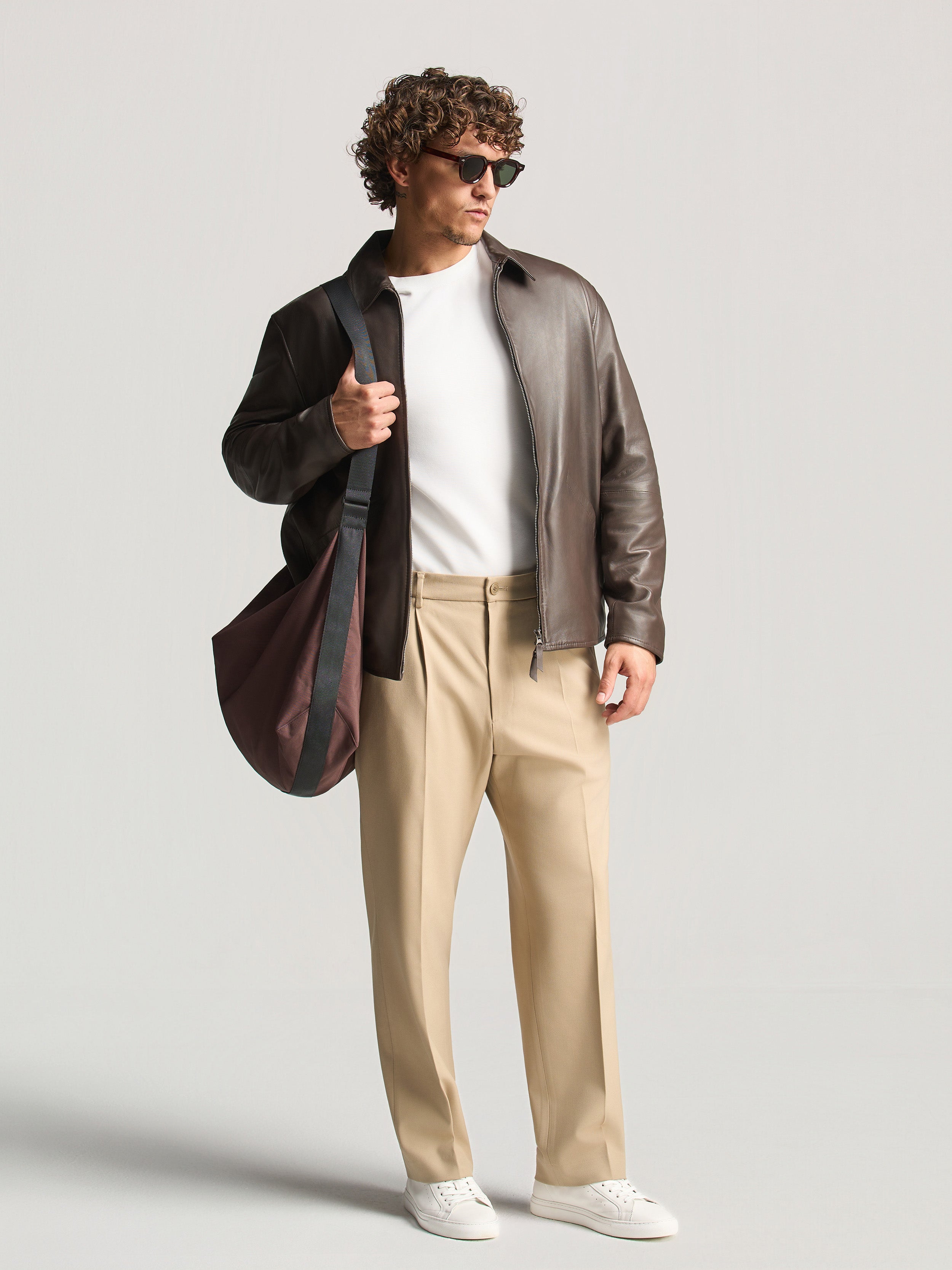 NAPPA LEATHER RELAXED FIT JACKET