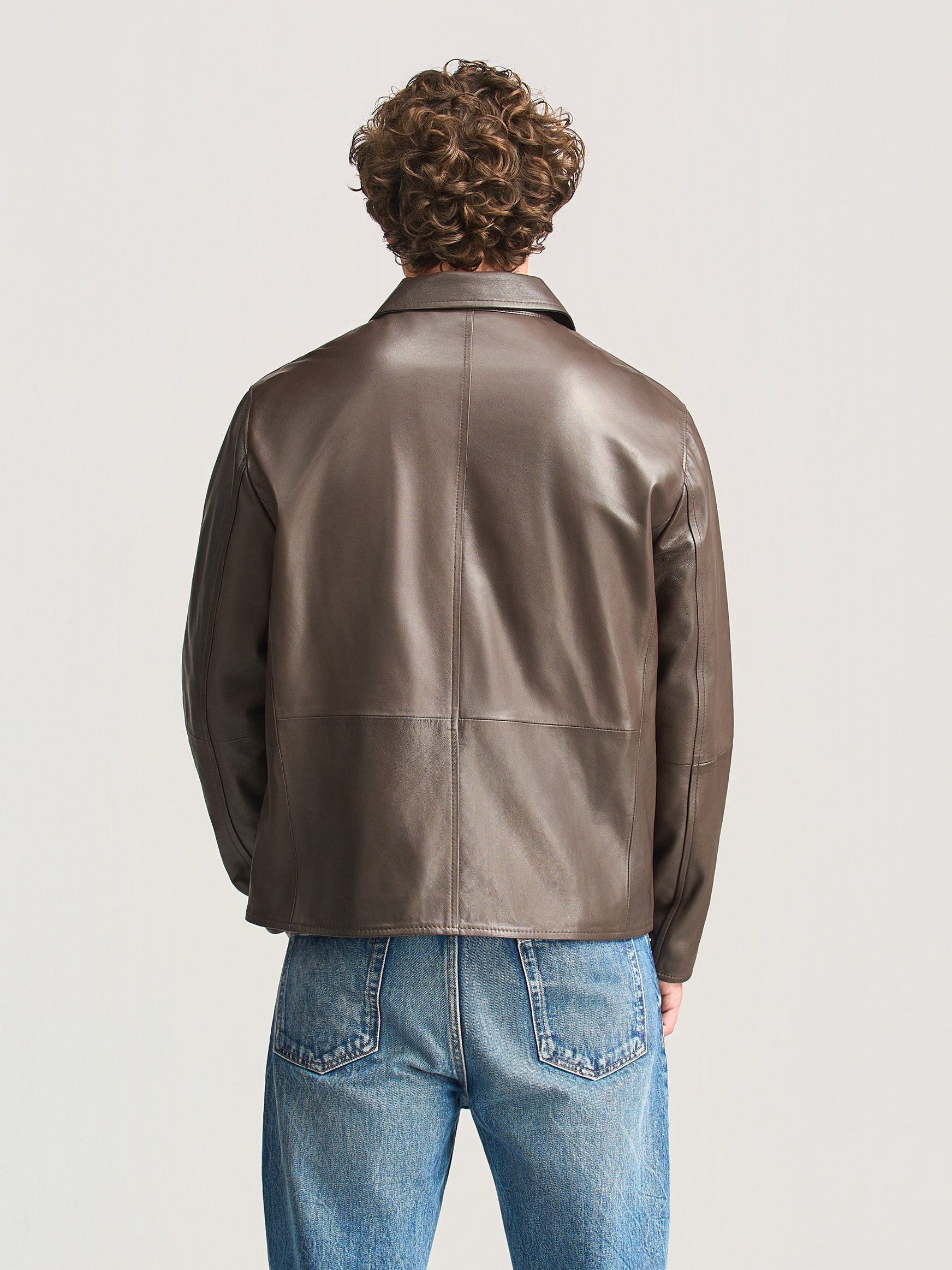 NAPPA LEATHER RELAXED FIT JACKET