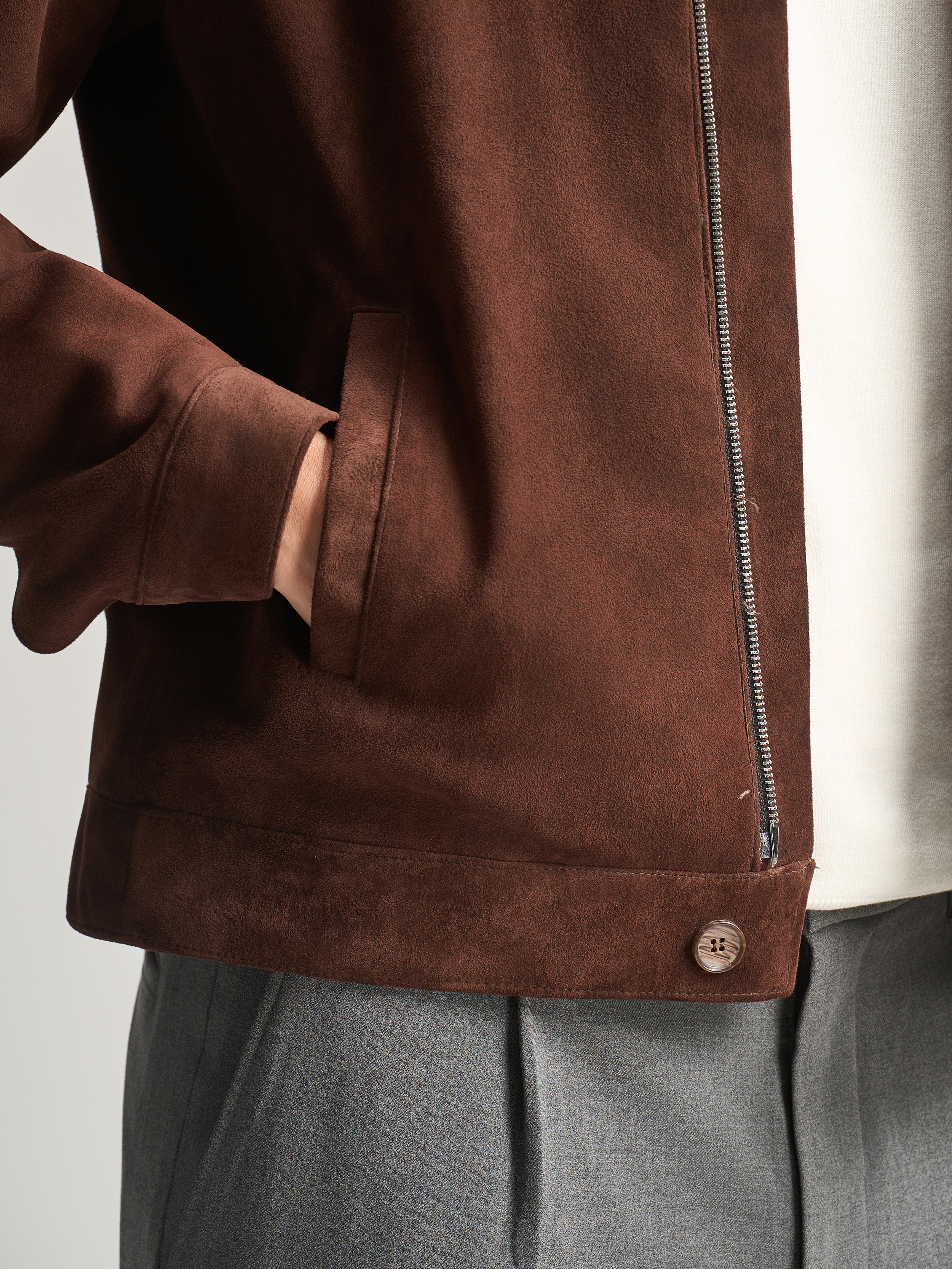Suede Leather Jacket