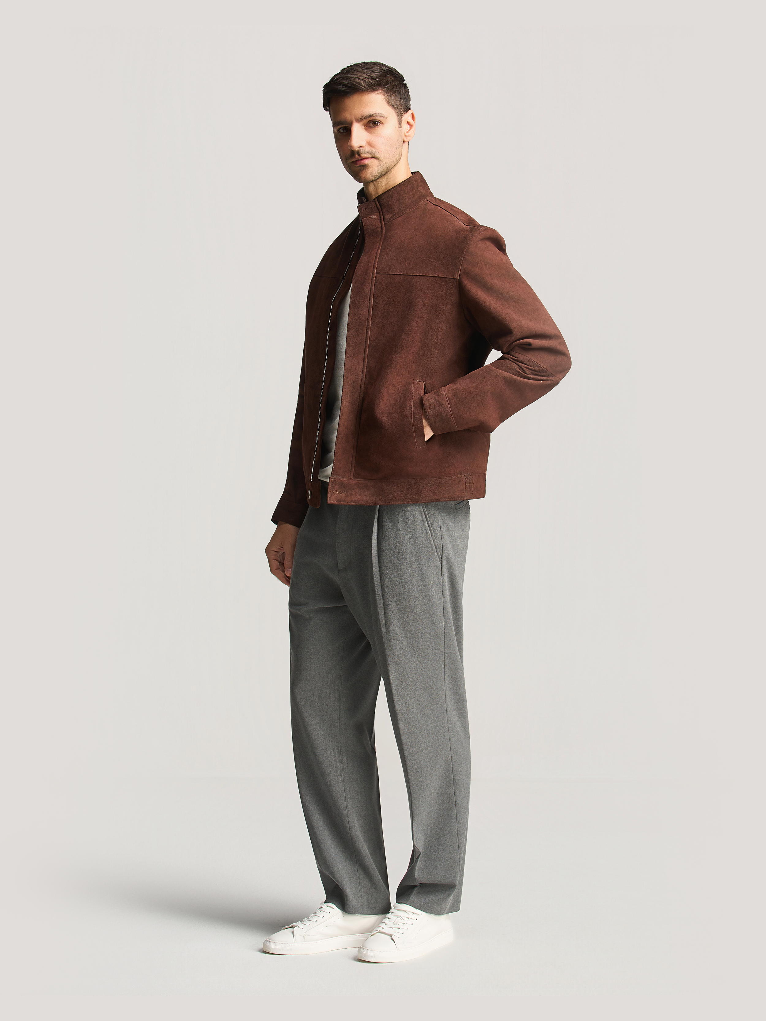 Suede Leather Jacket