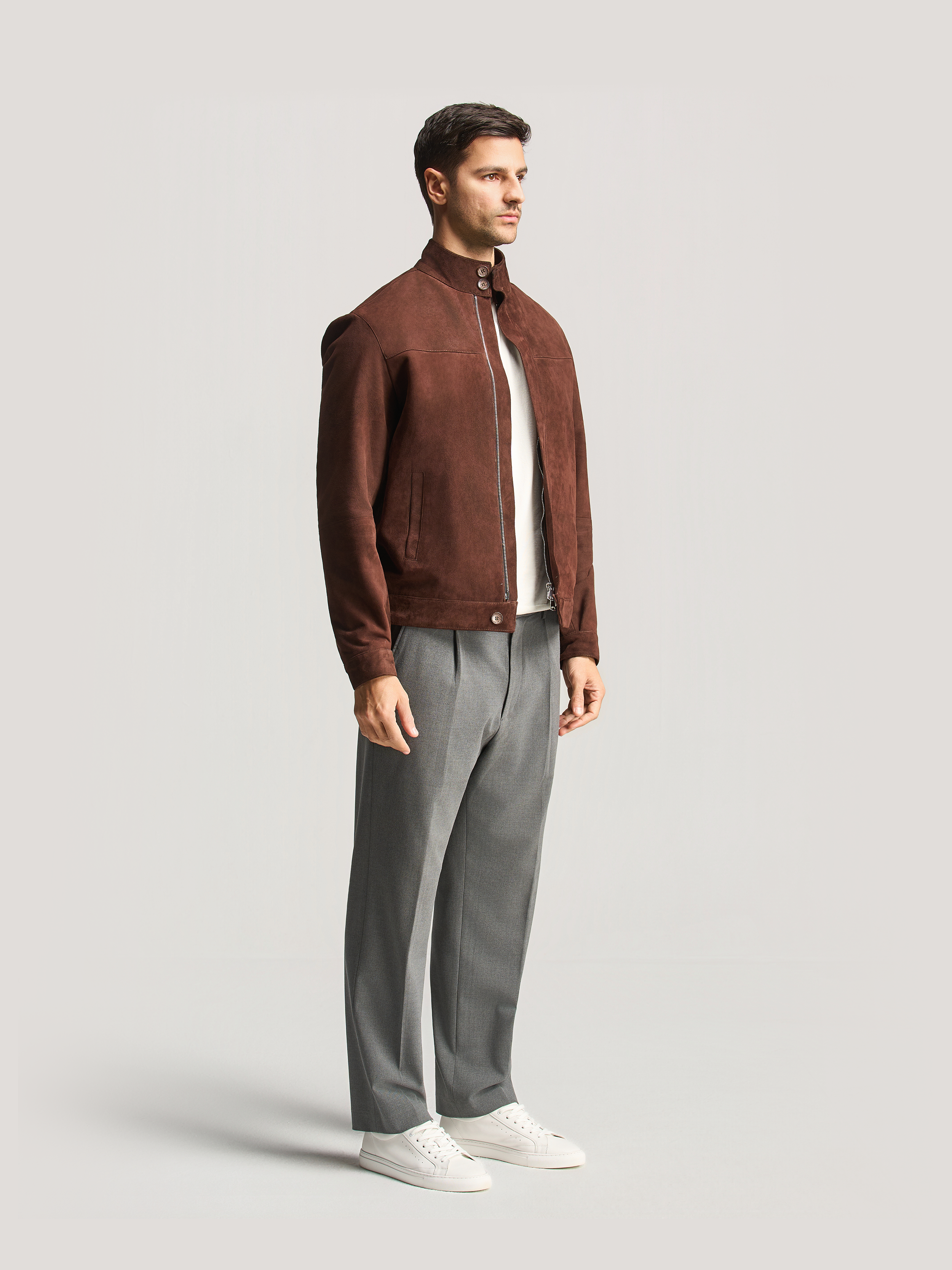 Suede Leather Jacket