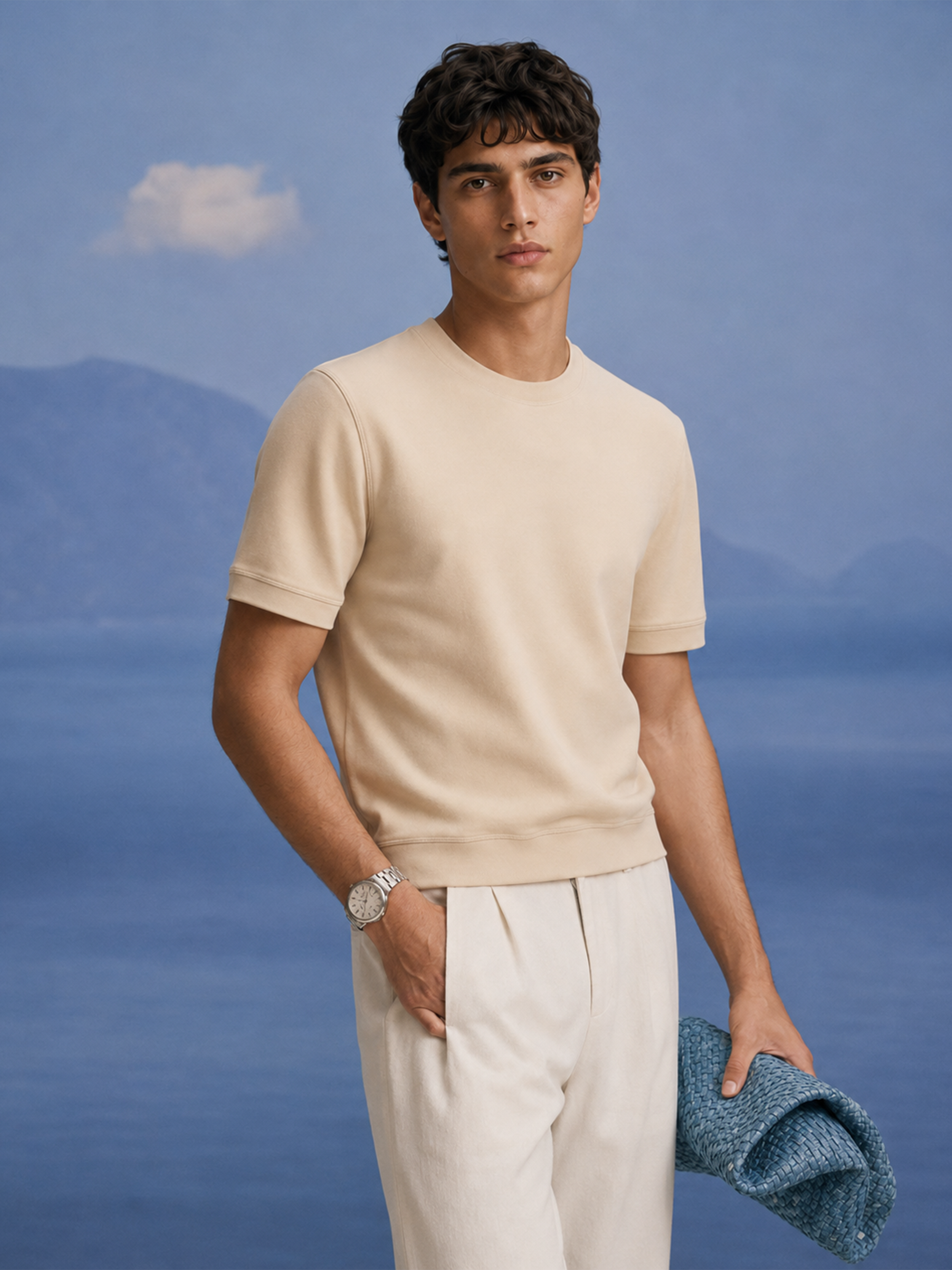 The Edge Beige Tee
