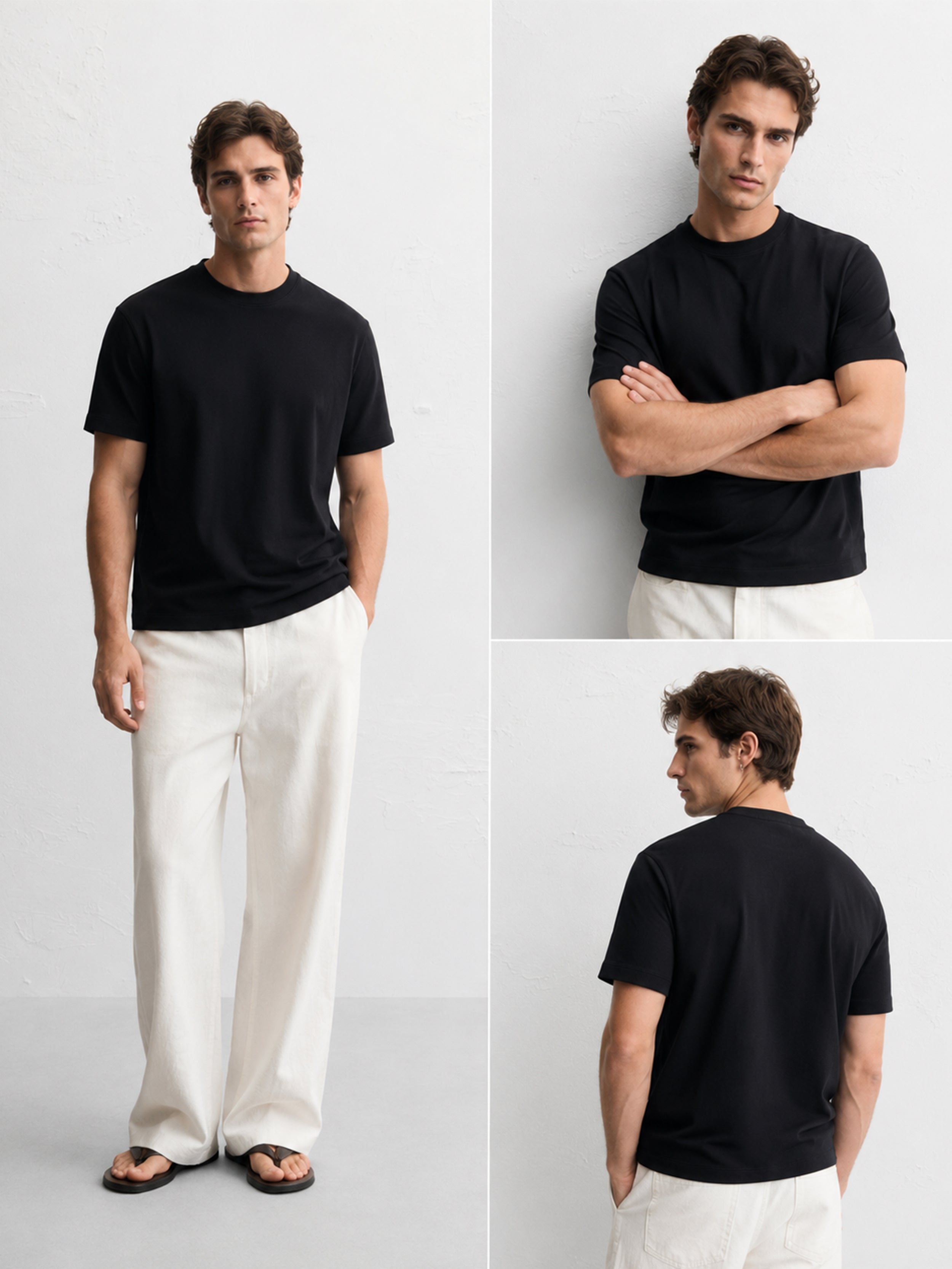 The Edge Black Tee