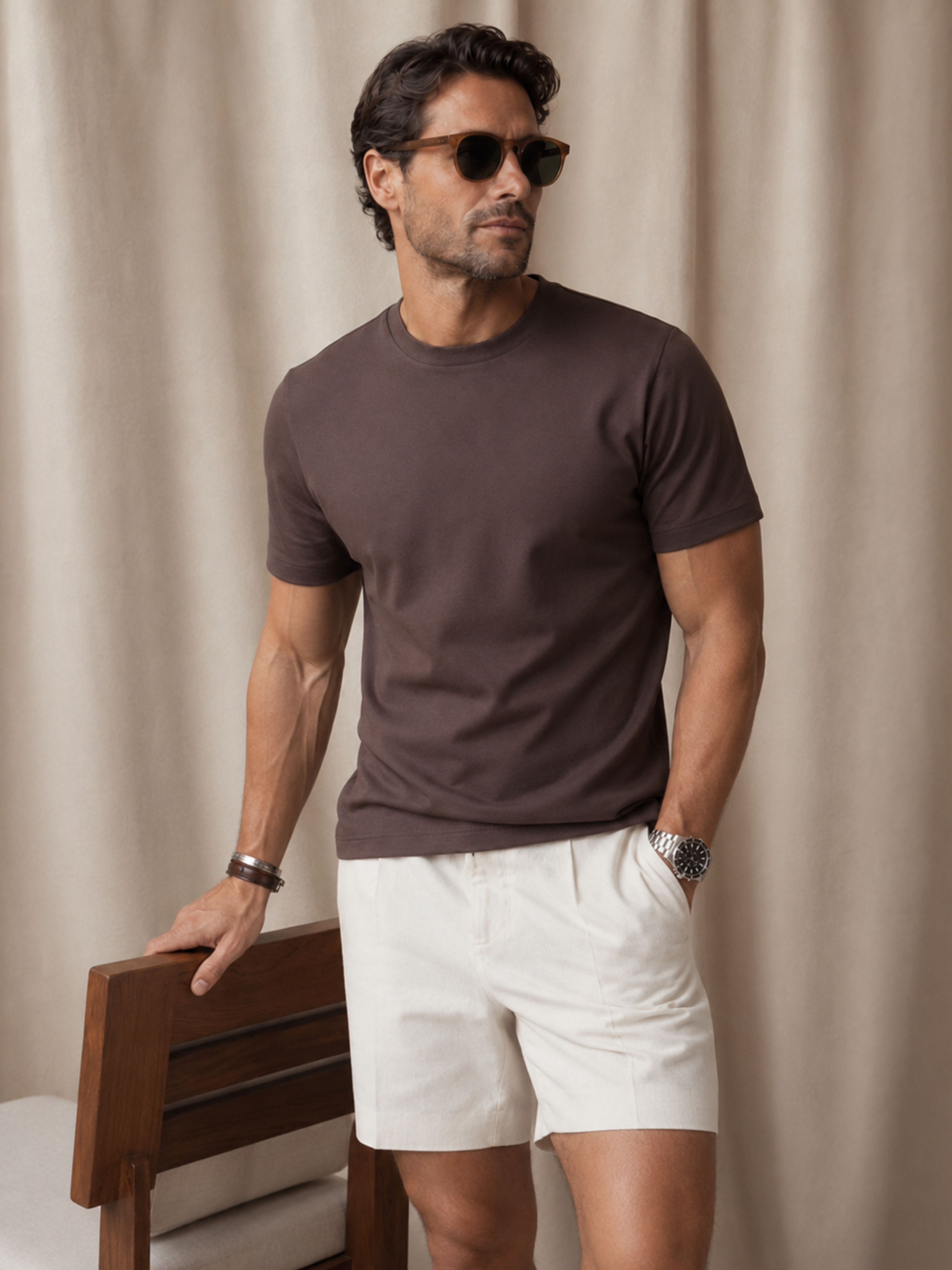 The Classic Brown Tee